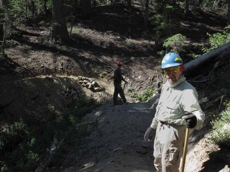 Pacific Crest Trail Association trail crew.
